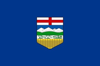 Aufkleber Flagge Alberta Fahne Autoaufkleber Sticker