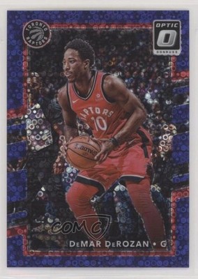 2017 Panini Donruss Optic Fast Break Purple Prizm 11/155 DeMar DeRozan #136 0c2