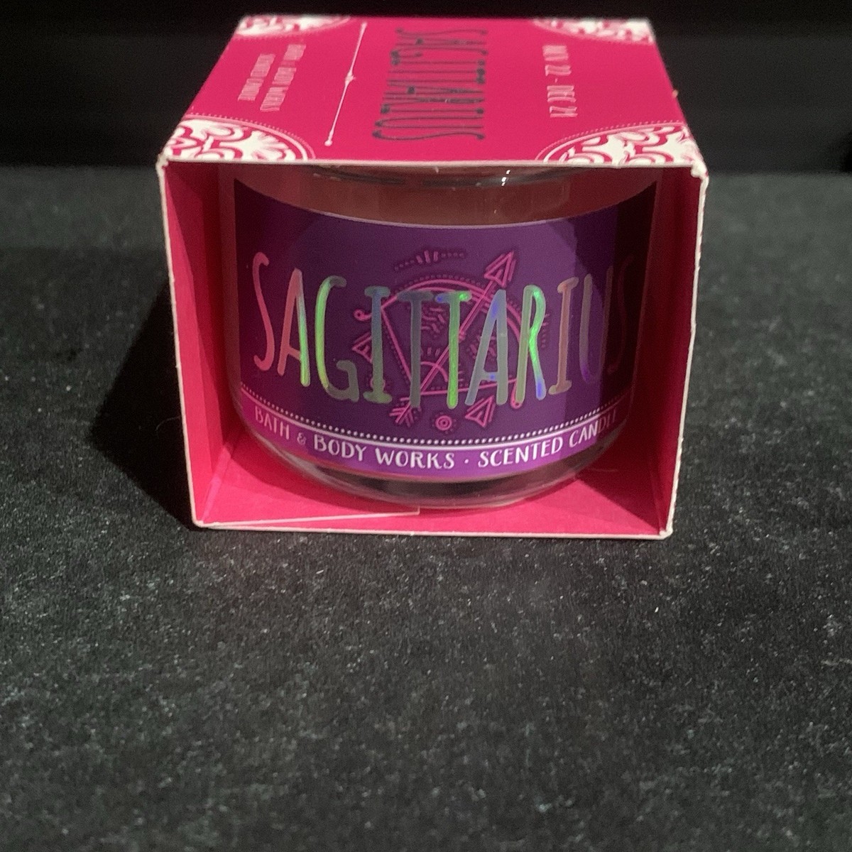 Bath And Body Works Zodiac Sagittarius Mini Scented Candle 1.3 Oz