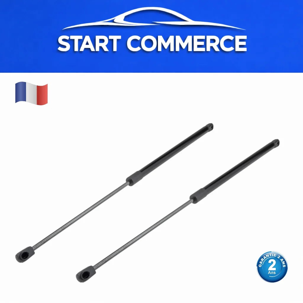 2 Vérins de coffre pour Peugeot 106 II idéaux pour changer facilement votre hayon usé avec l'OE 8731.91