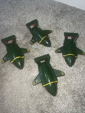 1999 Thunderbirds Thunderbird 2 by Carlton 9 cm Plastic T2 Toy X 4 ❤️