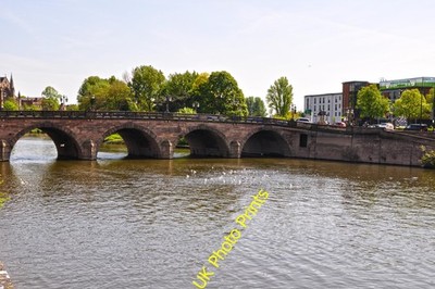 Foto A3 Worcester: River Severn & Worcester Bridge Mehrfachmauerwerk ar c2014