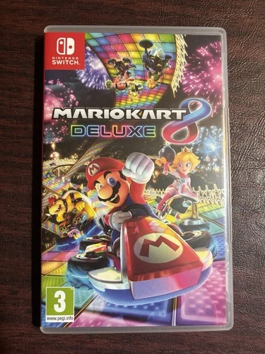 Nintendo Mario Kart 8 Deluxe (Switch) PAL, Case & Cartridge