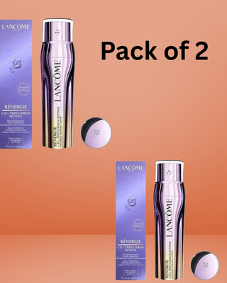 Pack of 2 Lancome Renergie C.R.x Triple Serum RETINOL 1.7 oz / 50mL Branded