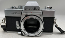 Silver Minolta SRT 201 35mm Film SLR Camera Body Only - Tested