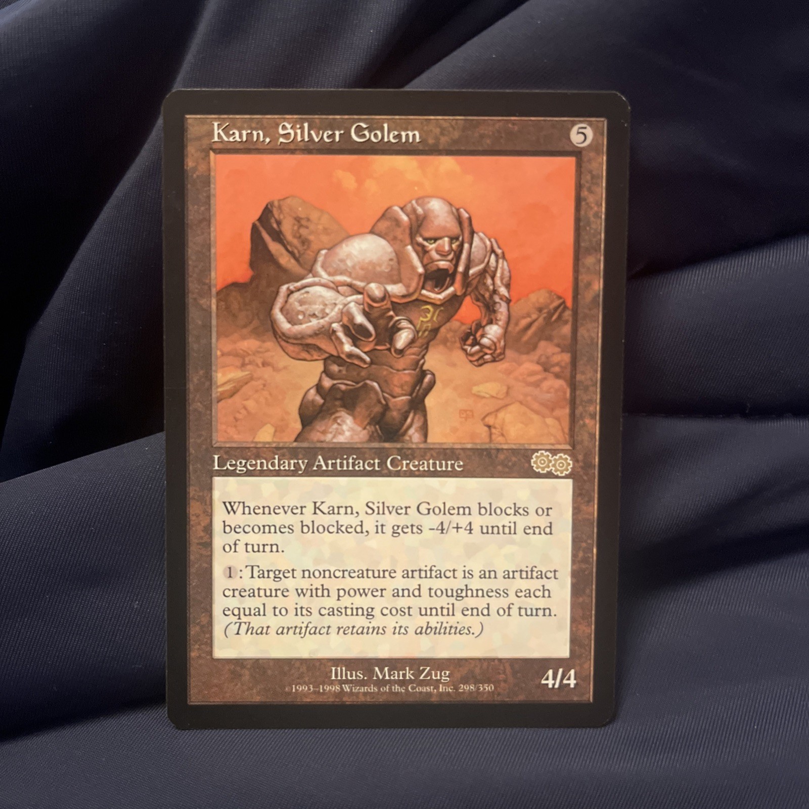 Karn, Silver Golem (Urza's Saga) NM MTG