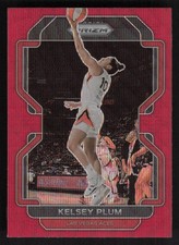 2022 Panini Prizm WNBA #68 Kelsey Plum Ruby Wave