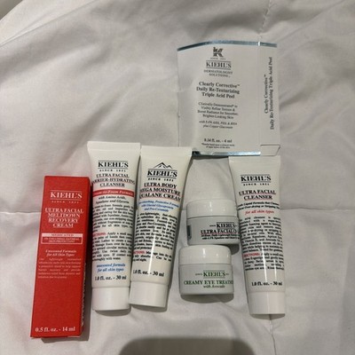 KIEHL'S Since 1851 Skincare - 7 Pieces - Sample Travel Size Bundle Set