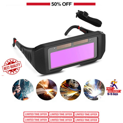 Proffesional Solar Auto Darkening Welding Glasses Eye Shield TIG MIG Plasma Cut