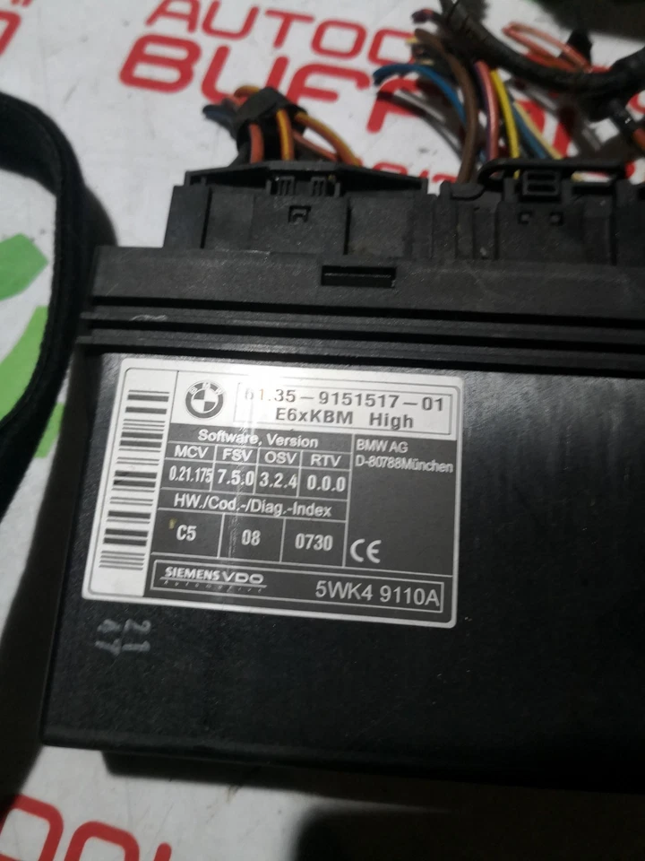 Kit Centralina Motore BMW 5 0281014436 DDE7806987 251125  - Immagine 3 di 4