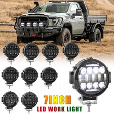 10x 7 Inch Round Led Work Light Pods Fog Spot Drl Offroad Bumper Bar 4wd Atv Suv 10x 7 Inch Round Led Work Light Pods Fog Spot Drl Offroad Bumper Bar 4wd Atv Suv
