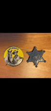 1940 s-1950 s ROY ROGERS RIDERS MEMBER PINBACK BUTTON and rare DEPUTY BADGE.