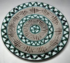 Rare Grande Assiette R.P. Robert Picault Vallauris Vintage D 24 Cm N315