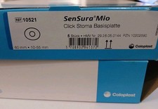 COLOPLAST SenSura Mio Click Basisplatte 10521,  1x5 St., 10-55mm, gestanzt 30mm