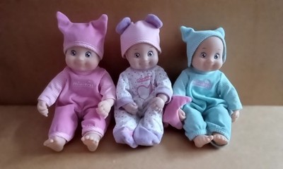 3 x 11 Zoll MiniKiss Baby Puppe mit weichem Körper