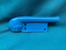Vintage Cap'n Crunch Blue Captain Bosun Whistle Cereal Premium Phreakers