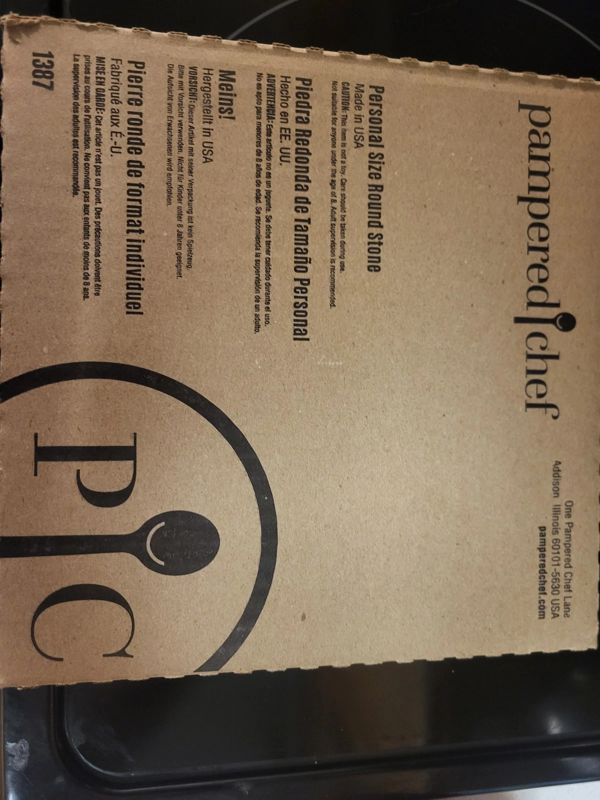 Pampered Chef Personal Size Round Pizza Stone #1387 NIB
Opens in a new window or tab