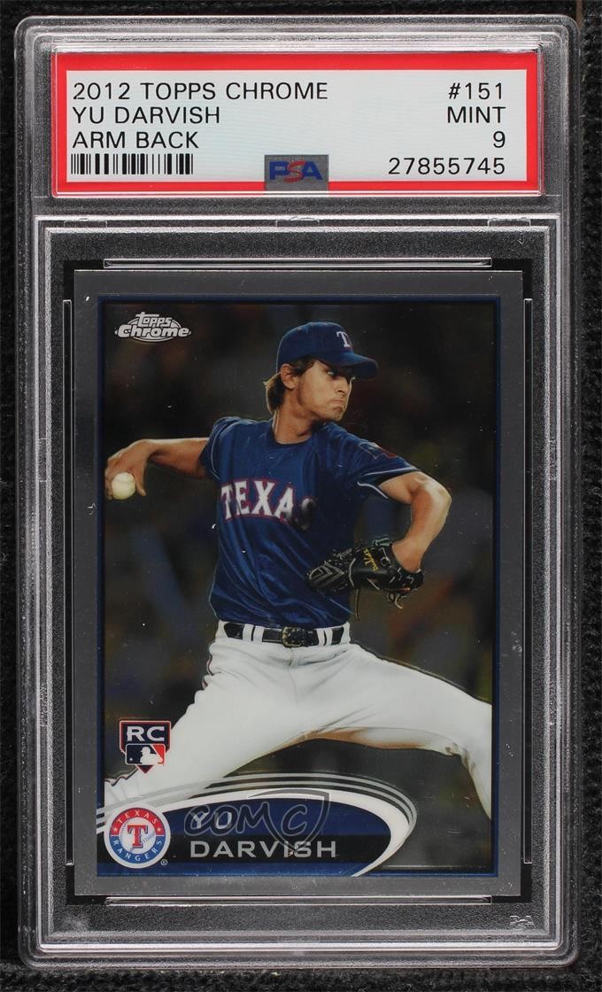 2012 Topps Chrome Yu Darvish #151 PSA 9 MINT 0i7l
