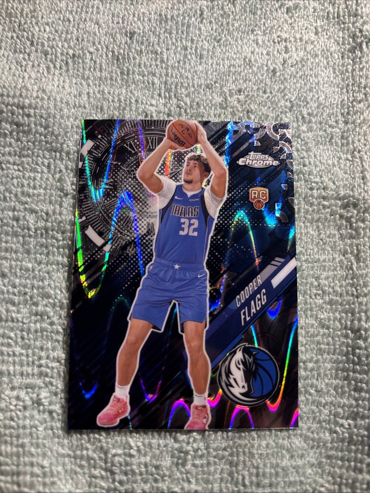 2025/26 Topps Chrome COOPER FLAGG GO TIME RAY WAVE REFRACTOR ROOKIE #GT-1 Mavs