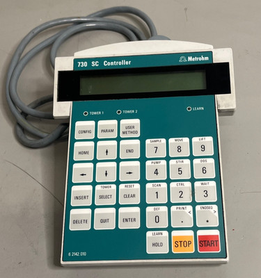 Metrohm 730 SC Controller Sample Changer Keypad 6.2142.010