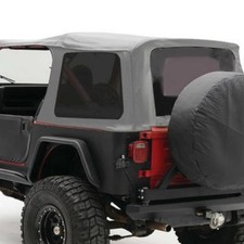 For Jeep Wrangler Yj 1990-1995 Oem Soft Top Charcoal Gray Wtinted Windows