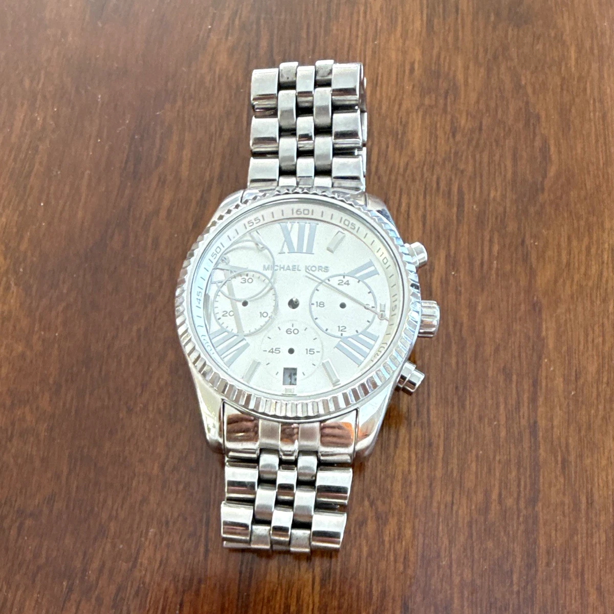 Michael Kors Silver Wristwatches for sale | eBay