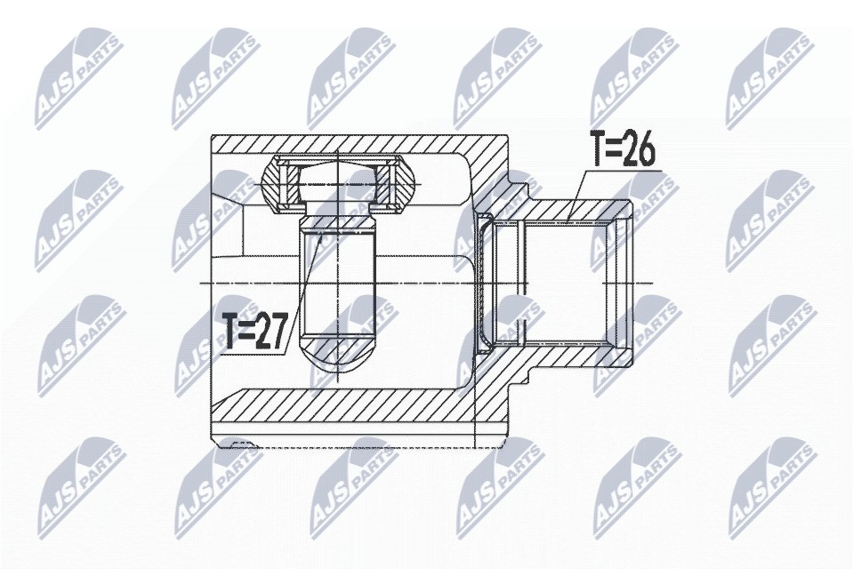 N.T.Y. NPW-VW-076.NTY Joint Kit, drive shaft for VW - Image 11