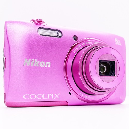Cámara digital compacta Nikon COOLPIX S3600 rosa 20,1 MP 8x zoom óptico envío en 1 día - Imagen 3 de 13