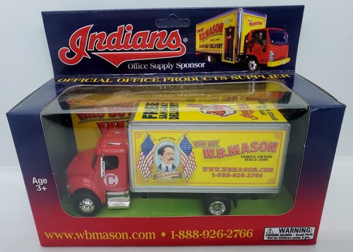 NIB Cleveland Indians WB Mason Collectible Delivery Supply Truck Chief Wahoo TAG - Picture 11 of 11