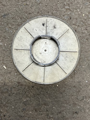 (1) Volvo 740 940 960 OEM Wheel Center Rim Cap Hub Lug Cover Black Letter - Picture 2 of 4
