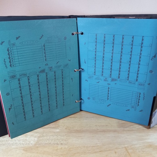 RARE VTG Mead NO RULES Trapper Keeper 3 Ring Binder w/ Folders 90s Hockey VGUC - Picture 6 of 10