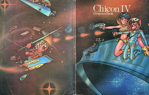 WORLDCON 40 CHICON IV World Science Fiction Convention Kelly Freas Chandler - Imagen 4 de 9