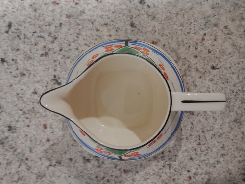 Crown Ducal. Art Deco Style. Milk Creamer. Made In England. (C:250mL). - Picture 10 of 11