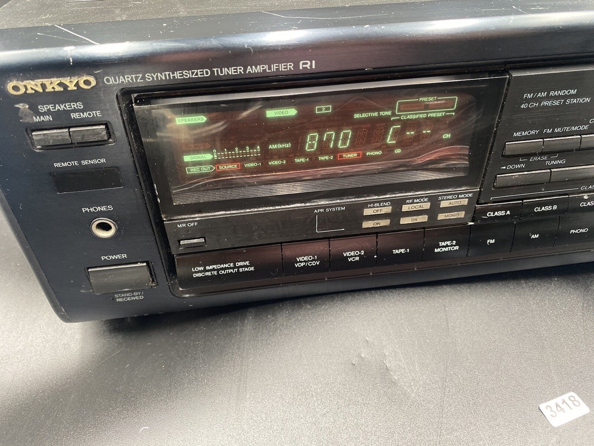 Onkyo Quartz Synthesized Tuner Amplifier TX-905 TESTED | eBay