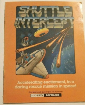 Shuttle Intercept Hayden Software Book Manual Rare 1980's Computer Game ...