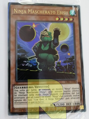 Ninja Mascherato Ebisu   Lost Art   Ultra Rara   LART-IT064   Italiano SEALED