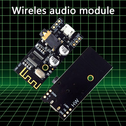 HW-407 Bluetooth-compatible 4.2 HiFi Stereo Audio Receiver Module w/ 3.5mm Outpu - Afbeelding 3 van 7
