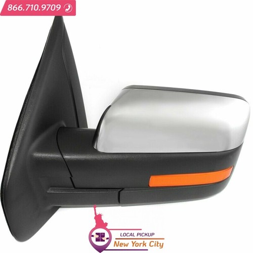 Ford F150 Drivers Side Mirror Fit For 04-10 Ford F150 Mark LT Pickup Truck Left Driver Side Power Mirror Glass 2007 Ford F150 Side Mirror - Foto 7