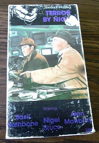 Terror By Night (VHS) Basil Rathbone Nigel Bruce Alan Mowbray B&W - 第 1/4 張圖片