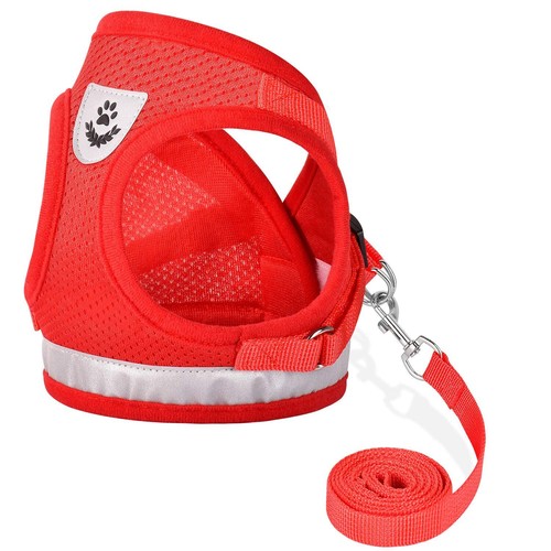 Cat Harnesses and Puppy Harness with Leashes Set, Escape Proof Cat Harness,
