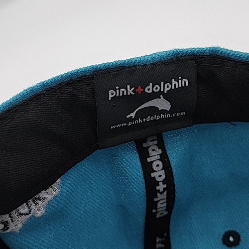 Pink Dolphin Flag Logo Embroidered Snapback Cap Adjustable - Picture 7 of 10