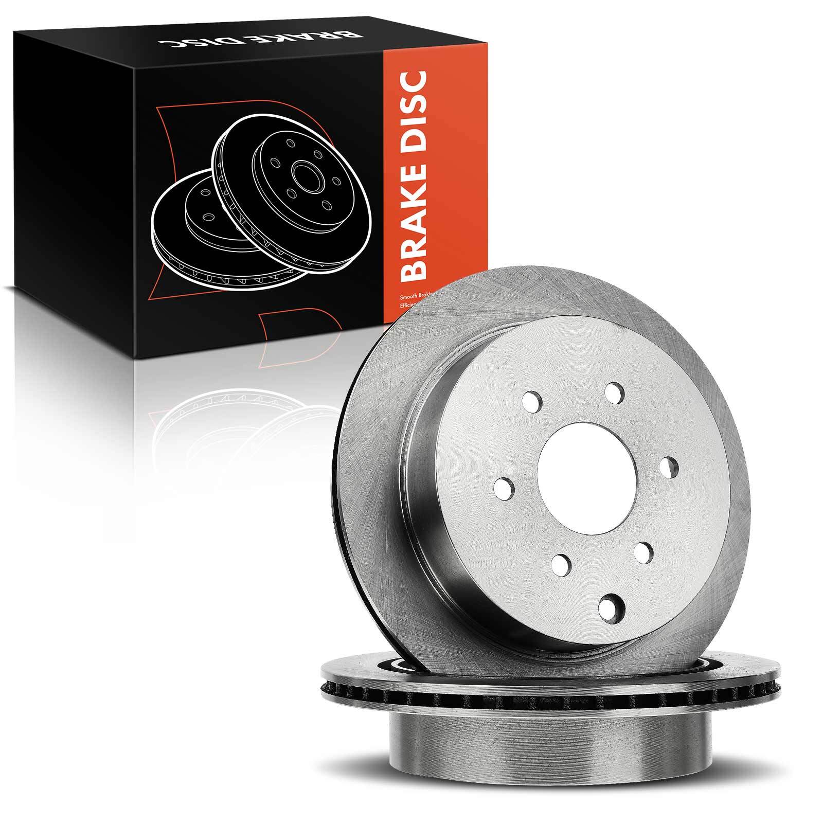 Rear Disc Rotors Ceramic Brake Pads For Nissan Xterra Frontier - Foto 5