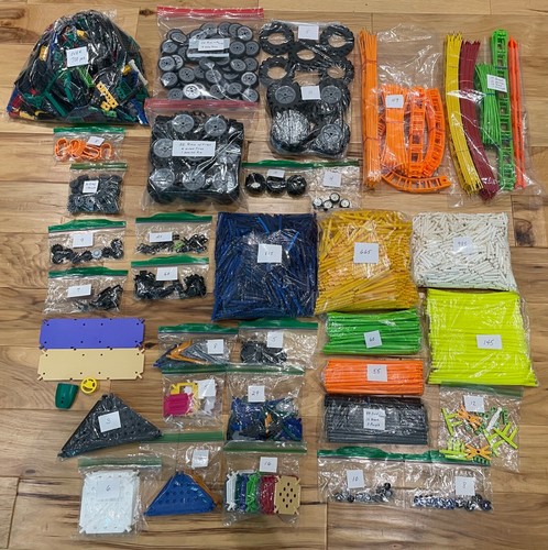 KNEX K'Nex MEGA LOT Over 15,800 Pcs 65+ lb Clean, Sorted, Bagged, SEE PHOTOS - 第 2/21 張圖片