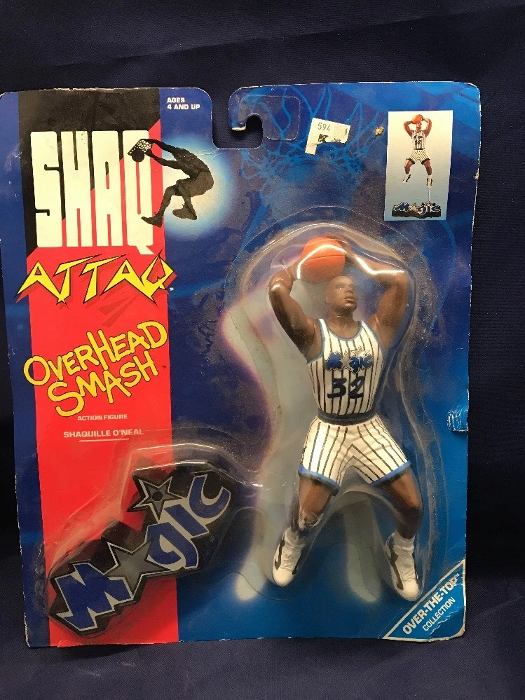 1993 Shaq Attaq King Of The Paint Action Figure Orlando Magic 90s toy Kenner