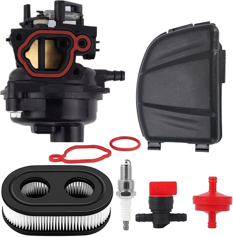 M110 Carburetor + Air Filter & Cover for Craftsman M110 140CC Lawn Mower Model #