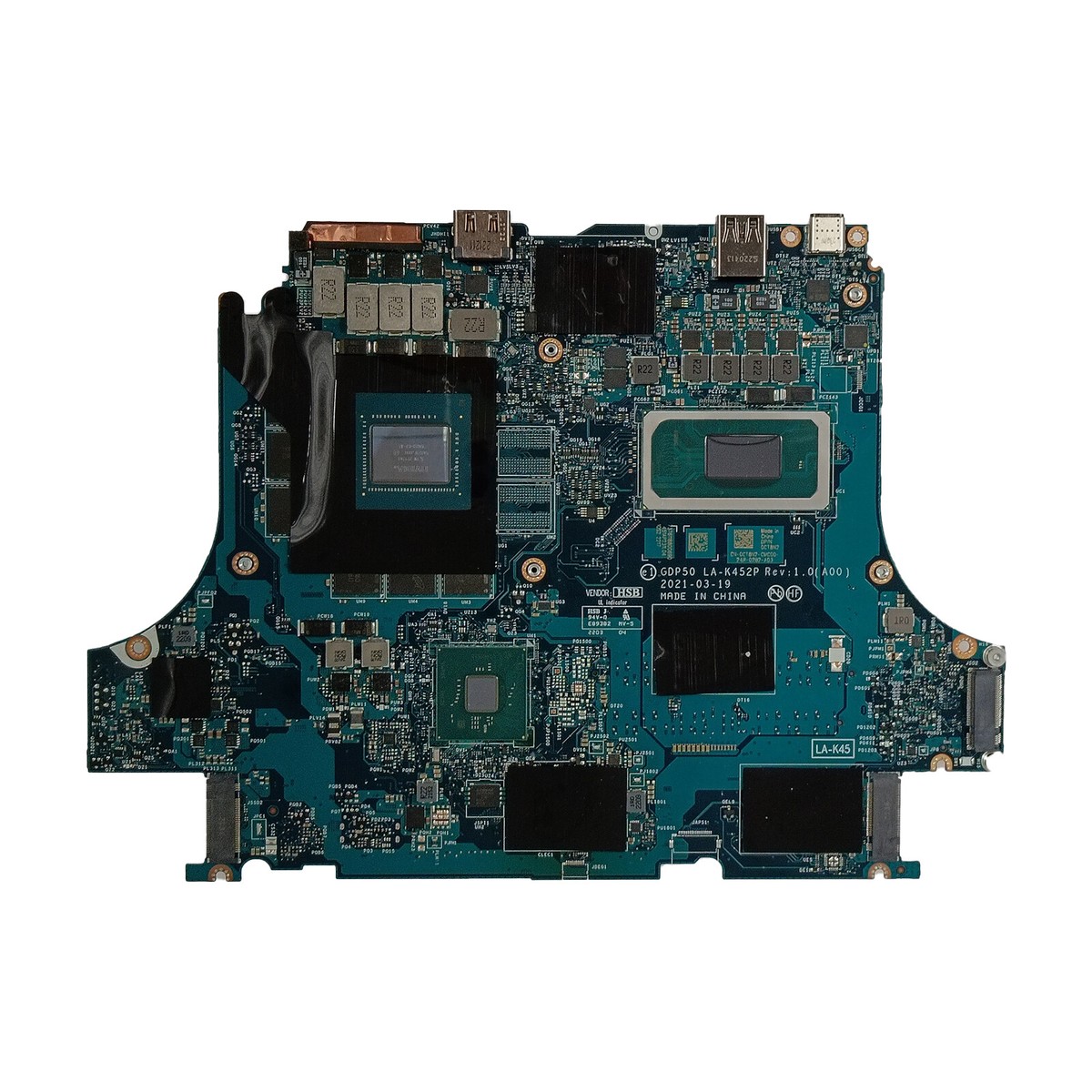 0CT8N2 For Dell Alienware M15 R6 Laptop Motherboard GDP50 LA-K452P