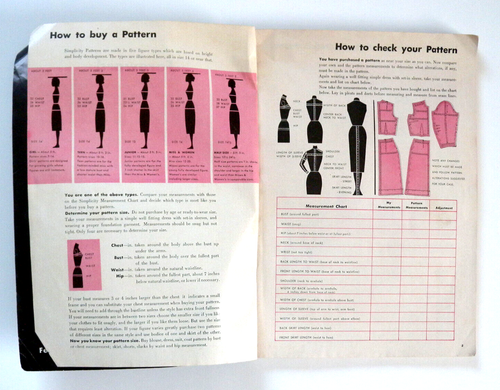 Vintage 1954 Simplicity Sewing Book - Easy Guide For Beginners and Experts - Picture 3 of 6
