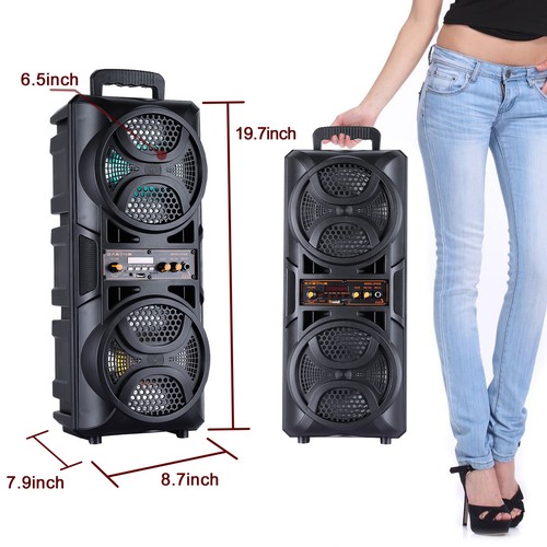 9000W 6000W 3000W Bluetooth Portable Speaker Heavy Bass Sound System Party Lot - Picture 20 of 32