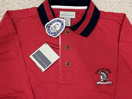NEW 2004 US Open 104th Shinnecock Hills Cutter & Buck Polo Shirt XXL USGA 2XL