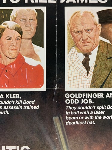 Póster de la película MAN WITH THE GOLDEN GUN (Muy bueno+) Una hoja 1974 James Bond 007 - Imagen 15 de 17